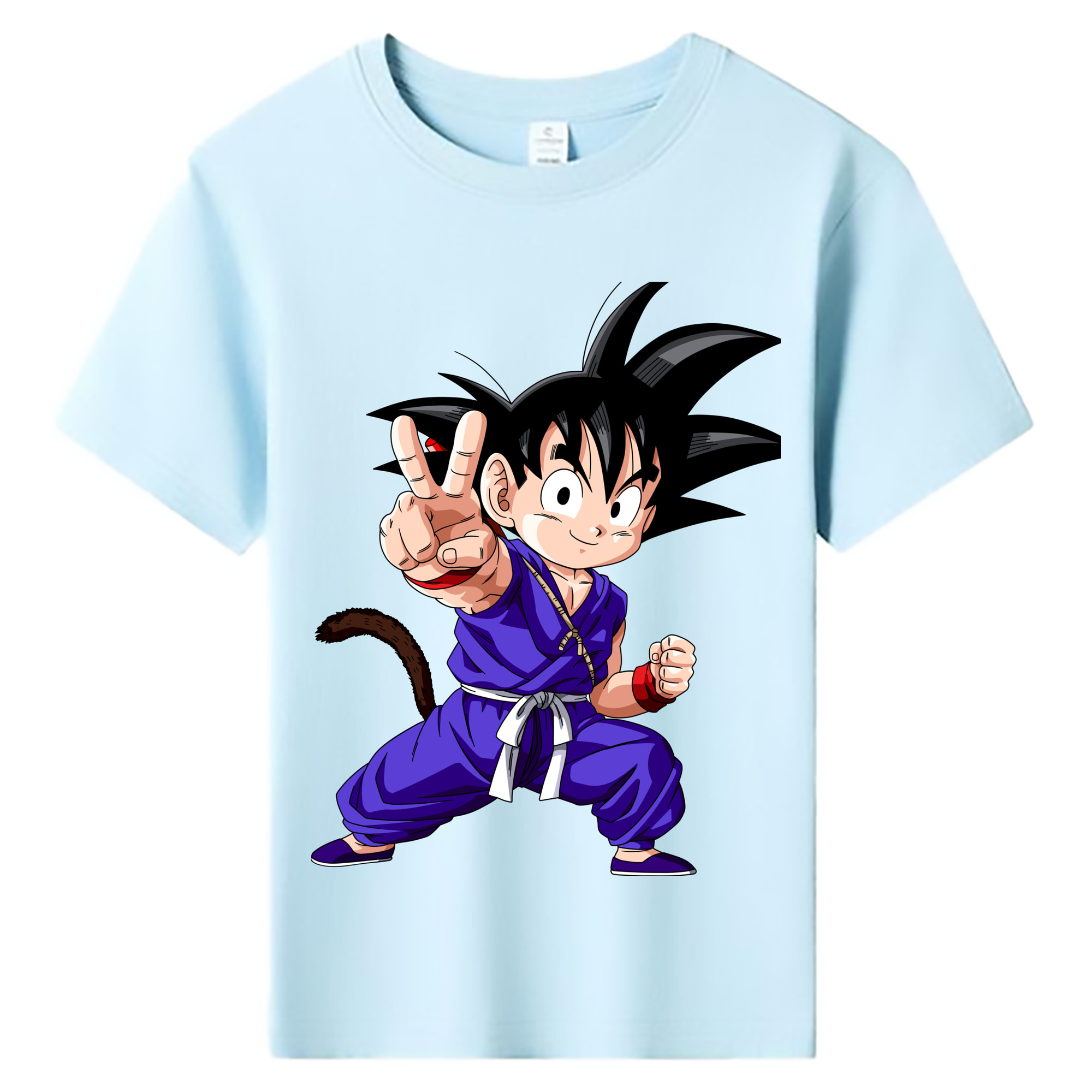 （画像用） ドラゴンボール 孫悟空（そん ごくう）Son Goku カカロット DRAGON BALL Kakarotto 綿100％キッズTシャツ（フロントプリント）